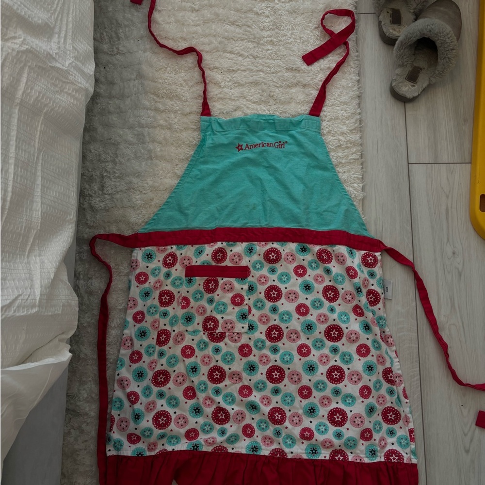 American girl doll matching apron